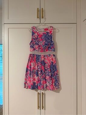 Lilly Pulitzer Alivia Eyelet Fit and Flare Dress — WORN ONCE